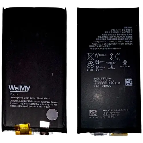 MR3_215048 Акумулятор телефона для iphone 13 (welmy) 3600mah WELMY