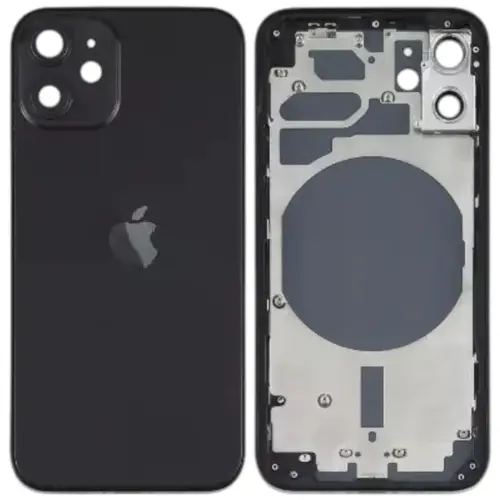 MR3_225274 Корпус телефона для iphone 12 mini чорний PRC