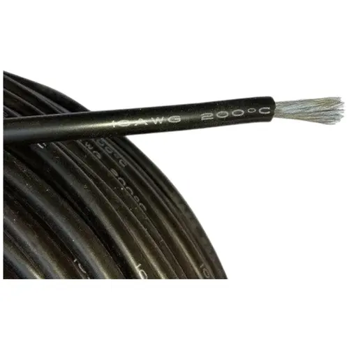 MR3_319632 Силіконовий багатожильний гнучкий дріт awg 9 чорний (1 m) AWG