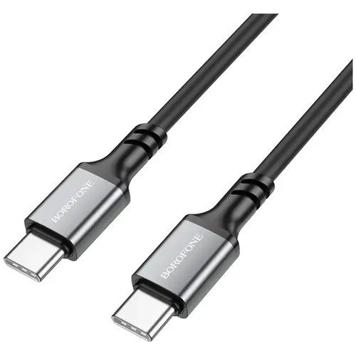MR3_320305 Кабель pd type-c to type-c borofone bx83, 60w 1 m чорний BOROFONE