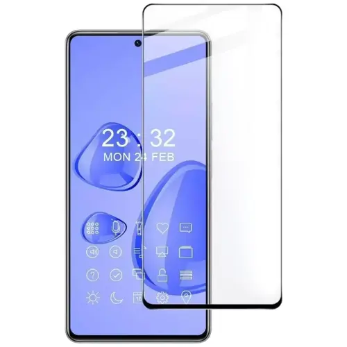 MR3_152040 Захисне скло для poco f5, redmi note 12 turbo (mietubl super-d) чорний (без упак.) MIETUBL