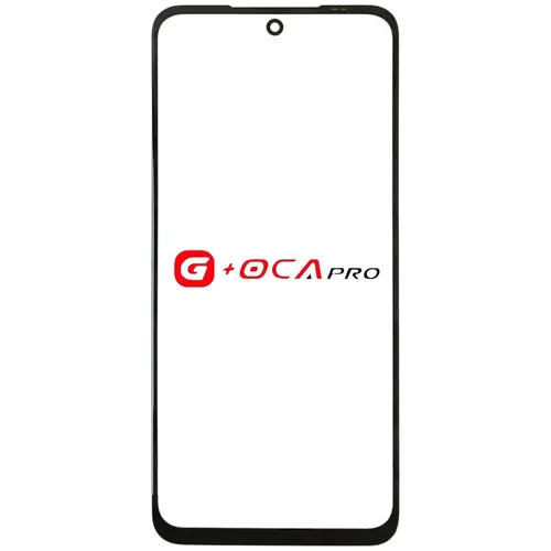 MR3_179724 Скло корпусу g+oca pro для redmi 10, redmi 10 prime, poco m3 pro, poco m3 pro 5g, redmi note 10 5g, redmi note 10t 5g з oca-плівкою, чорний PRC