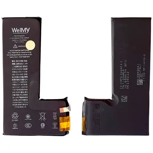 MR3_215047 Акумулятор телефона для iphone 11 pro (welmy) 3400mah WELMY