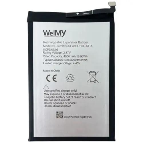 MR3_331063 Акумулятор телефона infinix smart 7, hot 30i, smart 8 (bl-49nx) welmy WELMY