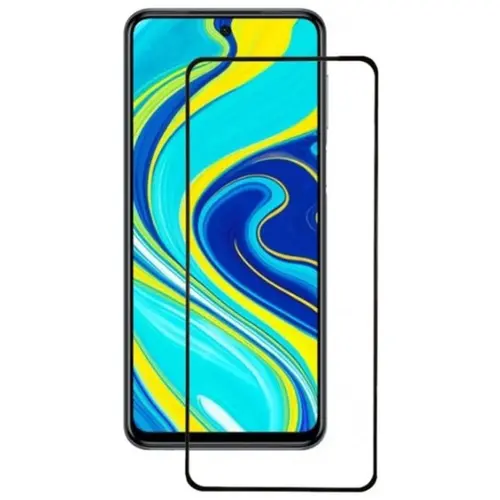 MR3_104753 Захисне скло для redmi note 9s, redmi note 9 pro, poco x3 (0.3 mm, 4d arc люкс) чорний PRC