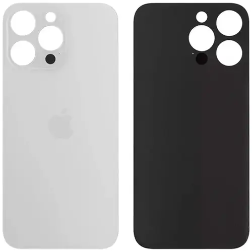 MR3_106629 Задня кришка (скло) для iphone 11 pro max сірий (big hole) PRC