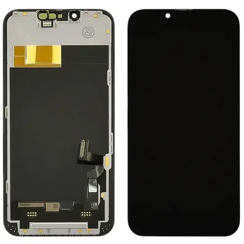 MR3_179829 Дисплей телефона для iphone 13, з сенсором, та рамкою чорний (zy in-cell tft), (під заміну ic) ZY