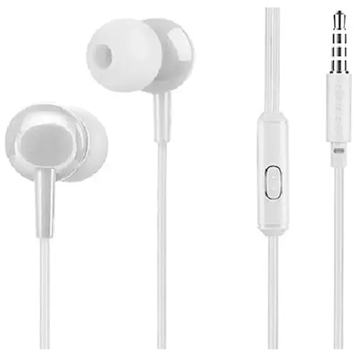 MR3_106031 Навушники hoco m19 drumbeat universal mini-jack білий (з мікрофоном) HOCO