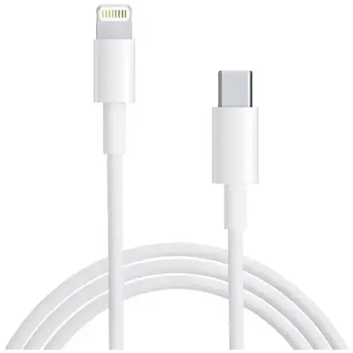 MR3_106836 Кабель pd type-c to lightning apple iphone 11, iphone 12, 1 m білий PRC