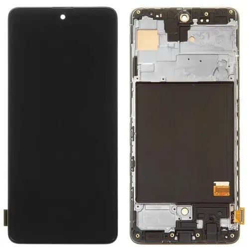MR3_114691 Дисплей телефона для samsung sm-a515 galaxy a51 (2020), з сенсором, та рамкою чорний oled a+ (big size) PRC