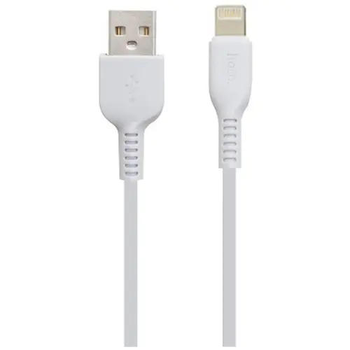MR3_114713 Кабель usb hoco x20 flash lightning 2.4a, 3 m білий HOCO