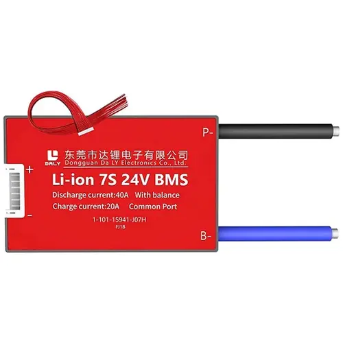 MR3_115103 Плата захисту акумулятора bms daly 7s 40a 24v li-ion PRC