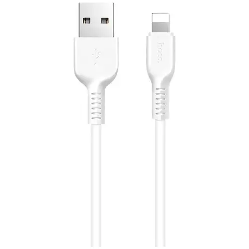MR3_118269 Кабель usb hoco x20 flash lightning 2.4a 2 m білий HOCO