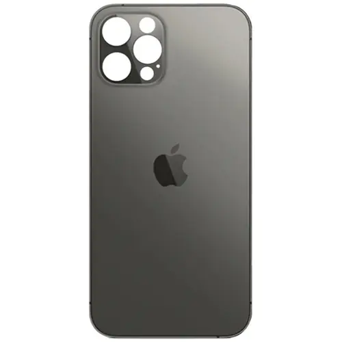 MR3_120022 Задня кришка (скло) для iphone 12 pro max graphite (big hole), сервісний APPLE
