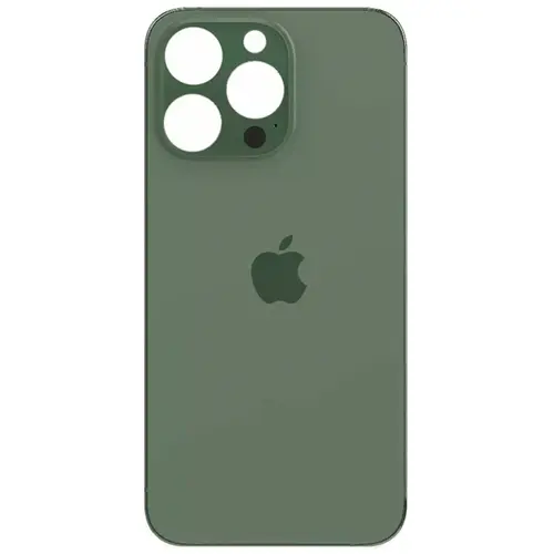 MR3_120947 Задня кришка (скло) для iphone 13 pro alpine зелений (big hole) PRC