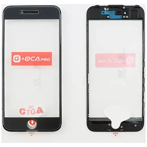 MR3_121981 Скло корпусу g+oca pro для iphone 7 з oca-плівкою та рамкою чорний G+OCA PRO