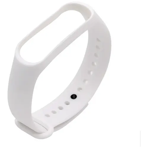 MR3_106567 Ремінець для xiaomi mi band 3, mi band 4 білий PRC
