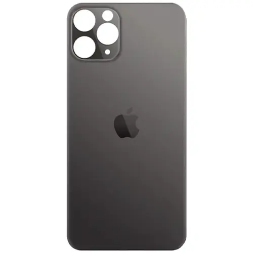 MR3_108207 Задня кришка (скло) для iphone 12 pro max graphite (big hole) PRC