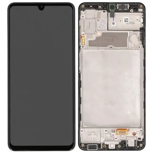 MR3_115850 Дисплей телефона для samsung sm-a225 galaxy a22 4g (2021), з сенсором, та рамкою чорний oled PRC