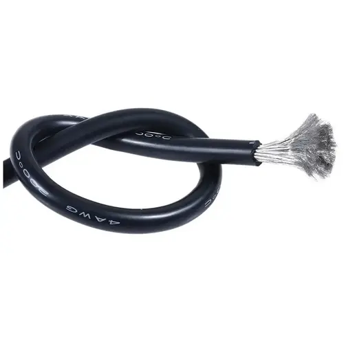 MR3_118536 Силіконовий багатожильний гнучкий дріт awg 4 чорний (1 m) AWG