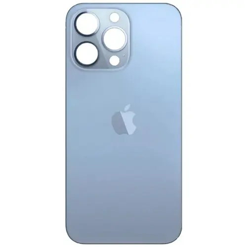 MR3_119991 Задня кришка (скло) для iphone 13 pro sierra синій (big hole), сервісний APPLE