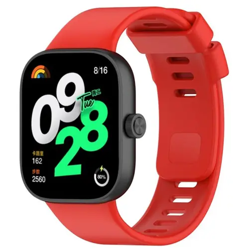 MR3_121241 Ремінець для xiaomi mi band 8 pro, mi band 9 pro, червонийmi watch 4 червоний PRC