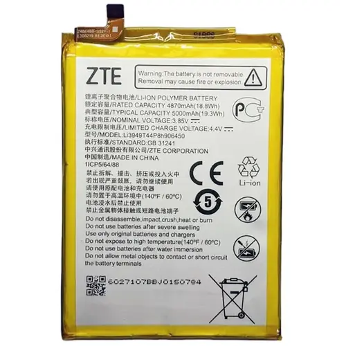 MR3_121866 Акумулятор телефона для zte blade v30, v30 vita (li3949t44p8h906450), (тех. пак) PRC