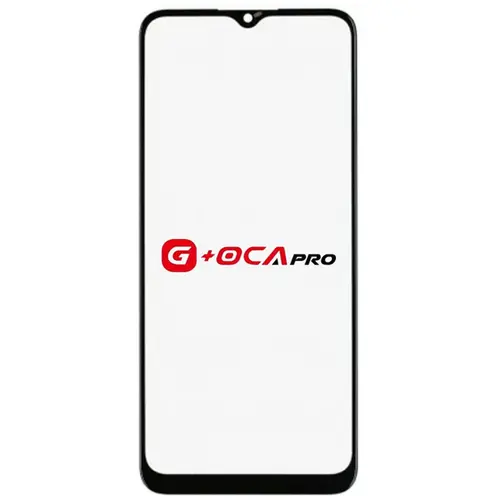 MR3_121902 Скло корпусу g+oca pro для samsung a037 galaxy a03s (2021) з oca-плівкою, чорний (160, 5x72mm) G+OCA PRO