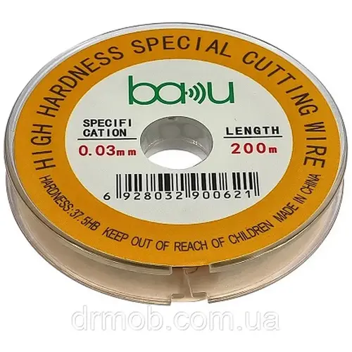 MR3_108606 Струна 0.03 mm, 200 m baku для розділення дисплея BAKU