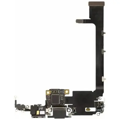 MR3_114081 Шлейф телефона для iphone 11 pro max з роз’ємом заряджання, аудіо та мікрофоном space сірий, op PRC