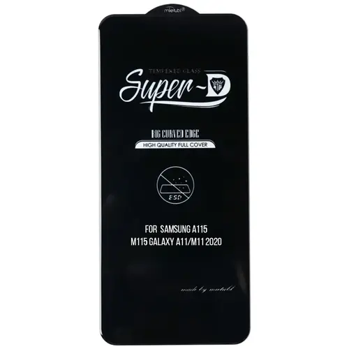 MR3_124258 Захисне скло для samsung a115, m115 galaxy a11, m11 (2020), (mietubl super-d, чорний) (без упак.) MIETUBL