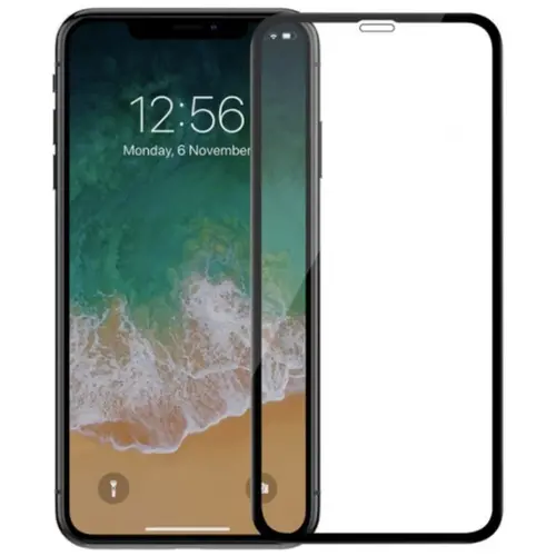 MR3_107257 Захисне скло для iphone xr (2018), 11 (0.3 mm, 4d arc, чорний) люкс PRC