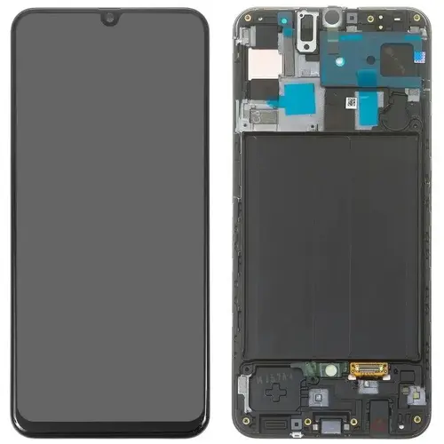 MR3_115511 Дисплей телефона для samsung sm-a305, a505 galaxy a30, a50 (2019), з сенсором, та рамкою чорний oled (big size) PRC