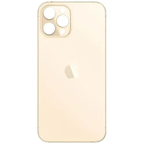 MR3_120020 Задня кришка (скло) для iphone 12 pro max золотистий (big hole), сервісний APPLE
