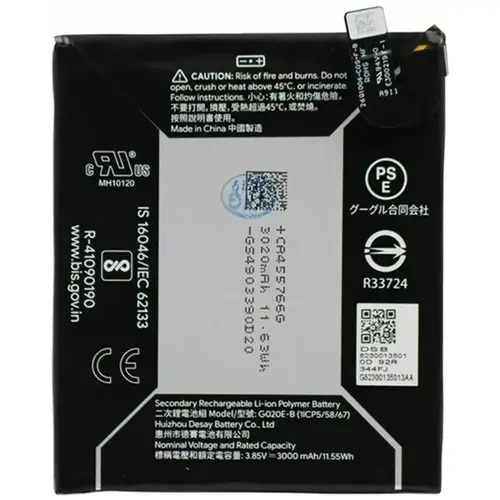 MR3_120153 Акумулятор телефона для google pixel 3a, pixel 3 lite (g020e-b) сервісний GOOGLE