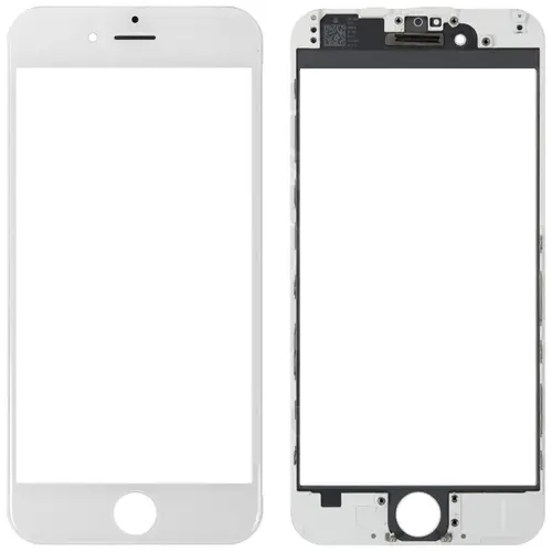 MR3_68891 Скло корпусу для iphone 6 з oca-плівкою та рамкою білий PRC