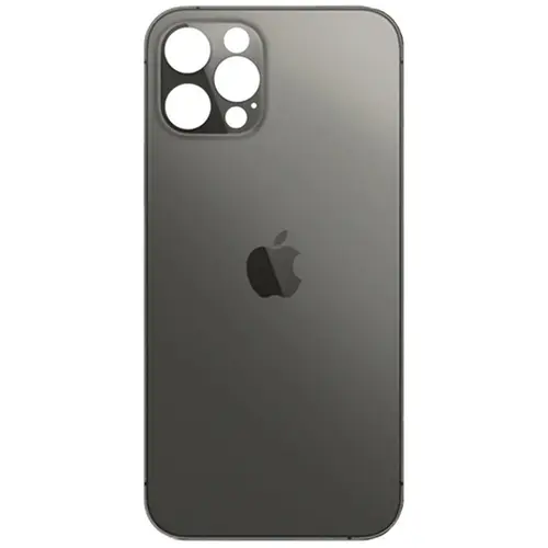 MR3_120027 Задня кришка (скло) для iphone 12 pro graphite (big hole), сервісний APPLE