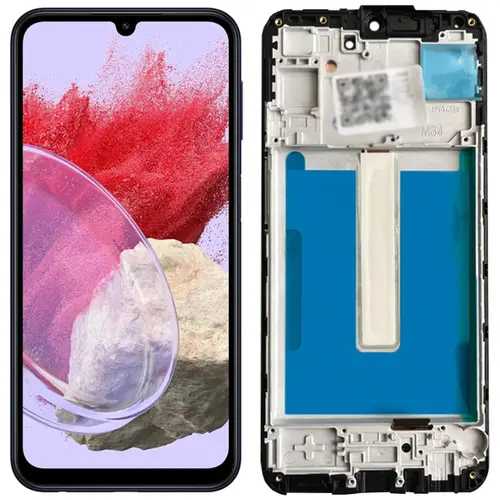 MR3_121663 Дисплей телефона для samsung sm-m346 galaxy m34 5g (2023), з сенсором, та рамкою чорний oled (big size) PRC