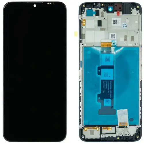 MR3_122688 Дисплей телефона для motorola xt2231 moto g22, з сенсором, і рамкою чорний PRC