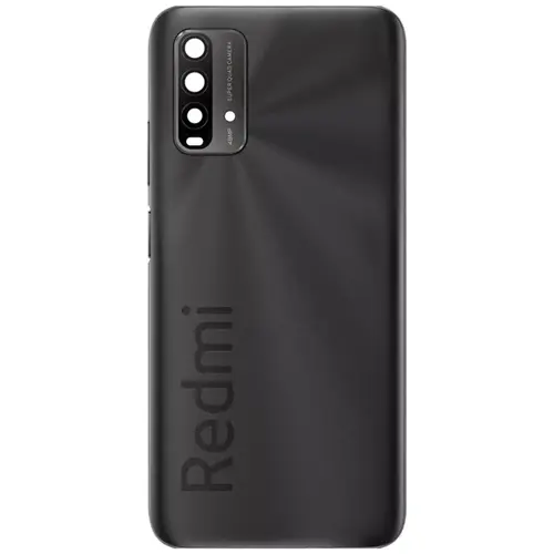 MR3_123189 Задня кришка (скло) для redmi 9t carbon сірий, (зі склом камери) PRC