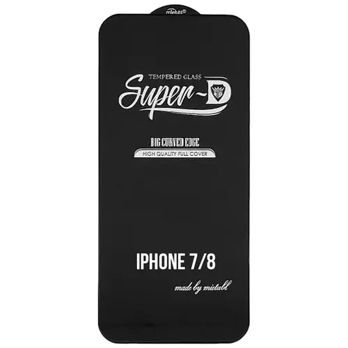 MR3_123791 Захисне скло для iphone 7 plus, 8 plus mietubl super-d чорний, (без упак.) MIETUBL