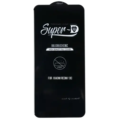 MR3_124268 Захисне скло для redmi 13c (mietubl super-d) чорний MIETUBL