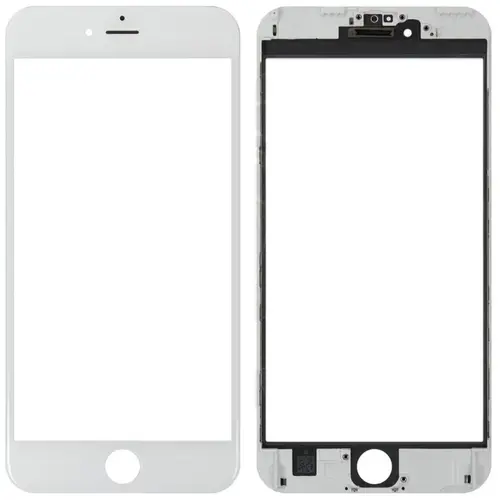 MR3_68885 Скло корпусу для iphone 6 plus з oca-плівкою та рамкою білий PRC