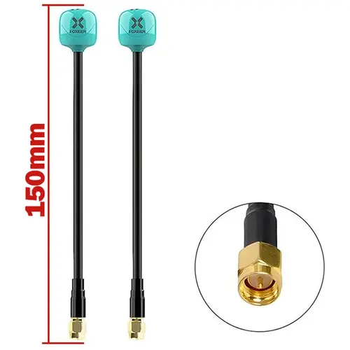 MR3_120989 Антена квадкрокоптера foxeer lollipop v4 plus 5.8g 2.6dbi rhcp sma 150 mm (2 шт.) PRC