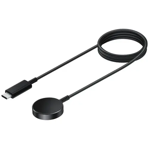 MR3_120126 Зарядний кабель watch charging dock type-c для samsung galaxy watch 3, 4, 4 classic, 5, 5 pro, 6, 6 classic, active, active 2 чорний (таблетка) PRC