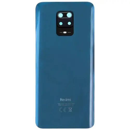 MR3_123462 Задня кришка (скло) для redmi note 9 pro, note 9 pro max interstellar сірий (64mp), (зі склом камери) PRC