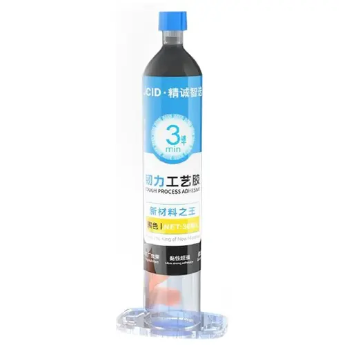 MR3_253474 Клей силіконовий jcid tp-010b, 10 ml, чорний JCID