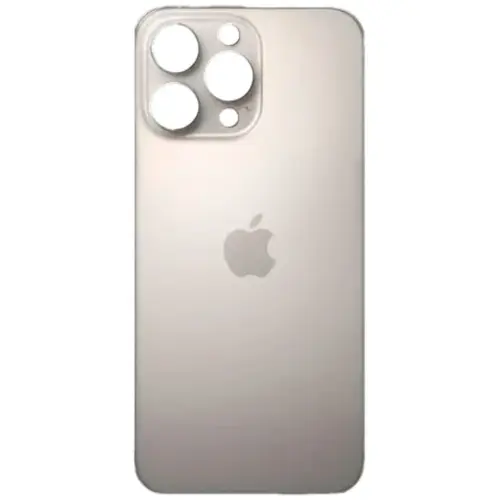 MR3_360392 Задня кришка (скло) для iphone 16 pro natural titanium, сервісний у зборі на рамці premium APPLE