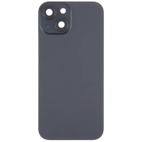 MR3_179152 Задня кришка (скло) для iphone 15 чорний, сервісний у зборі на рамці APPLE