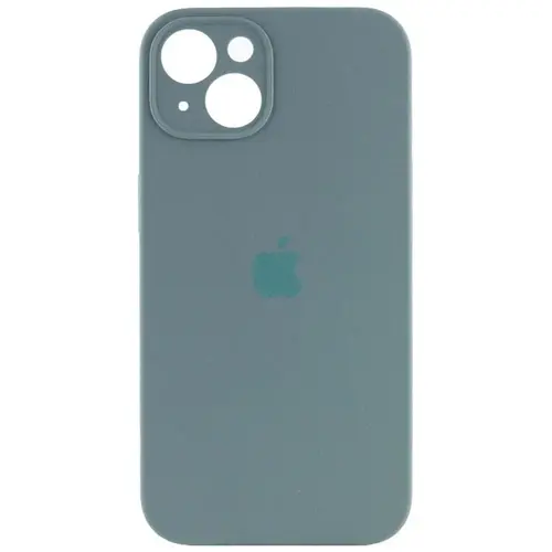 MR3_353286 Silicone case для iphone 15 (46) pine зелений (закритий низ та рамка камери) PRC